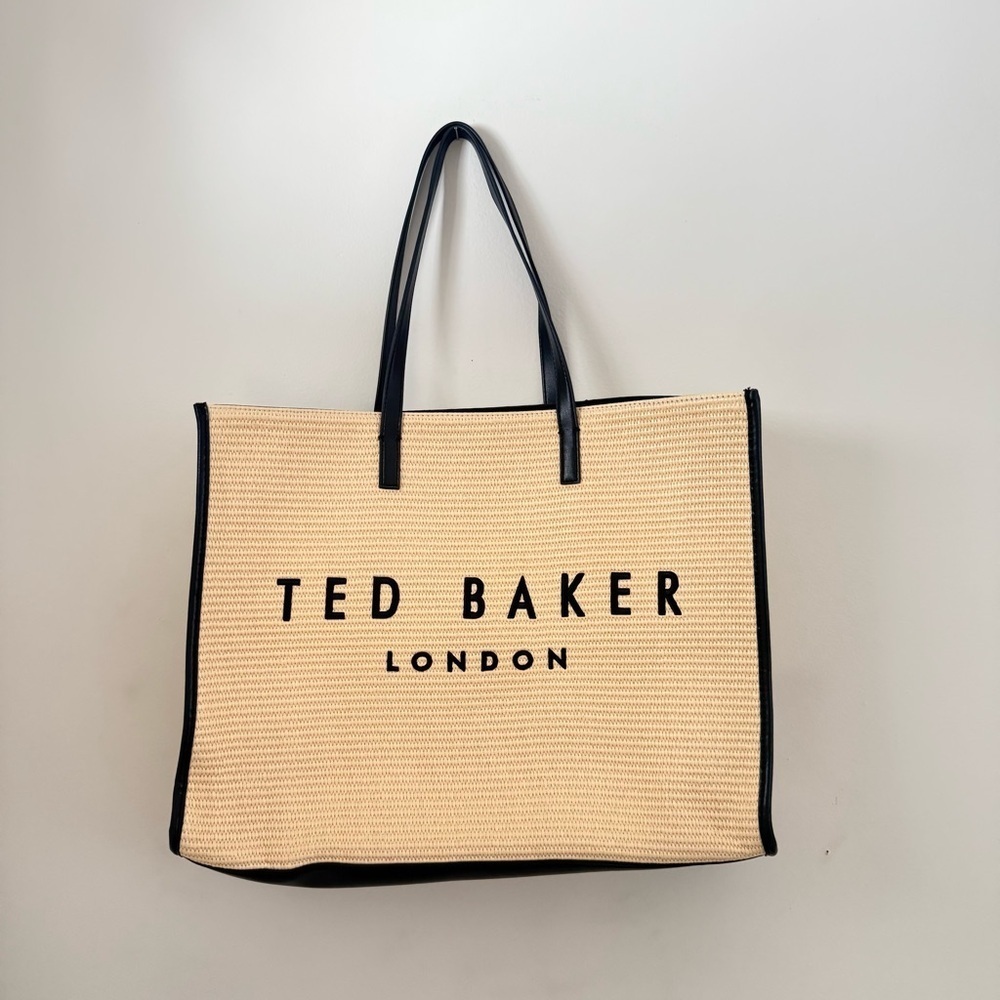 Ted Baker London Icon Logo Woven Tote Bag Large - Picture 3 of 11